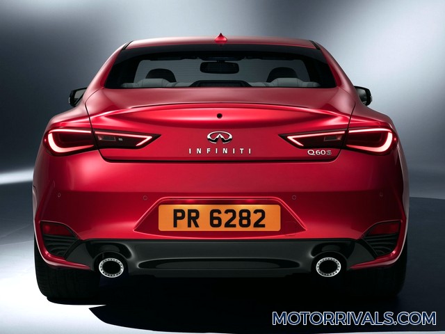2017 Infiniti Q60 Rear View