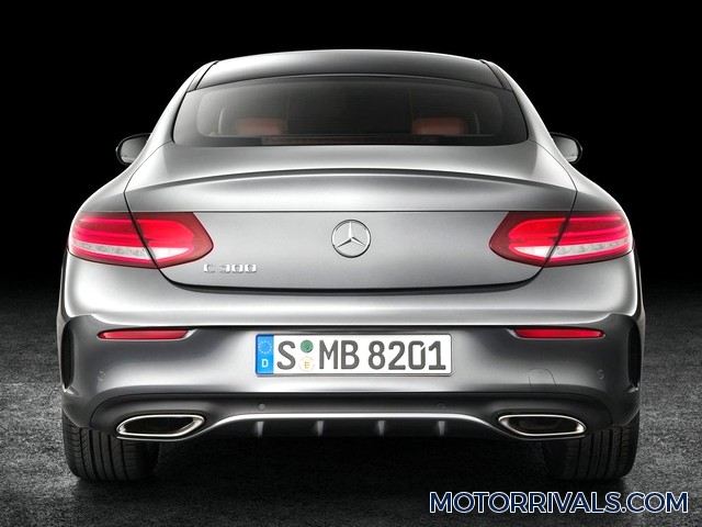 2017 Mercedes-Benz C-Class Coupe Rear View