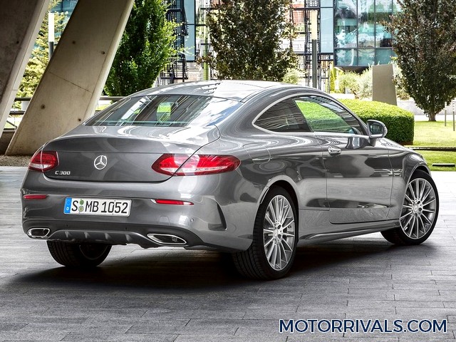 2017 Mercedes-Benz C-Class Coupe Rear Side View