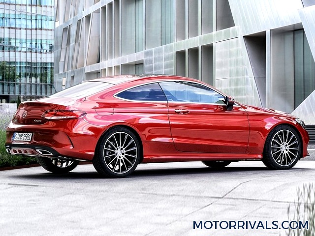 2017 Mercedes-Benz C-Class Coupe Side Rear View