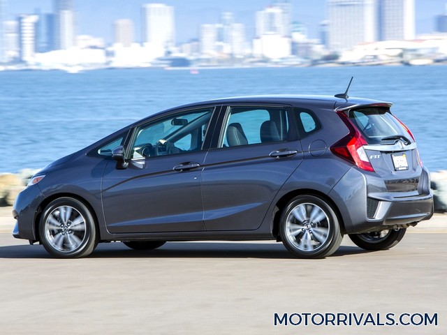 2016 Honda Fit Side Rear View