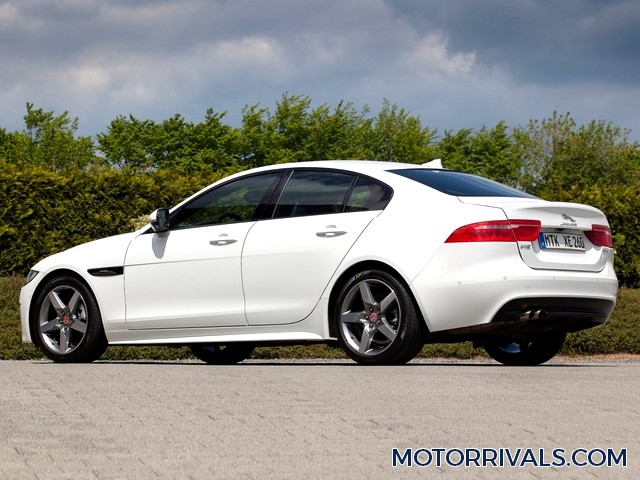 2016 Jaguar XE Side Rear View