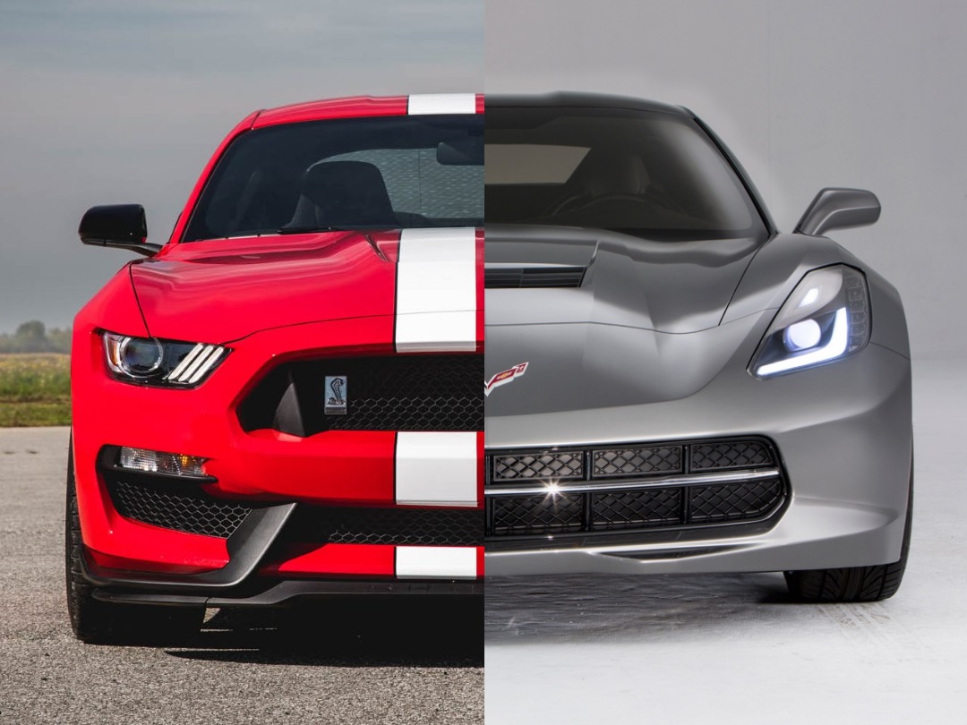 2016 Ford Mustang Shelby GT350 vs 2016 Chevrolet Corvette