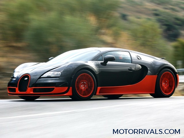 2016 Bugatti Veyron Super Sport Side Front View