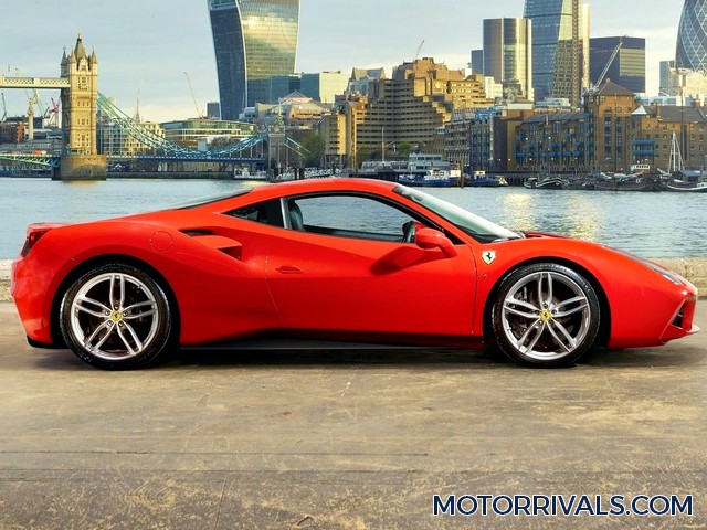 2016 Ferrari 488 GTB Side View