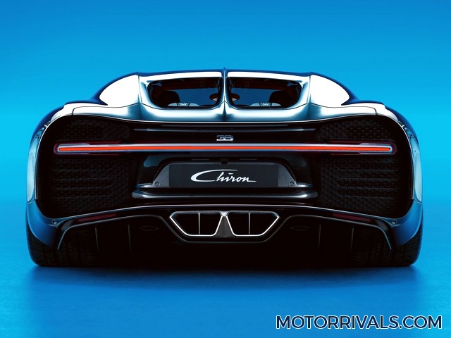 2017 Bugatti Chiron Rear View