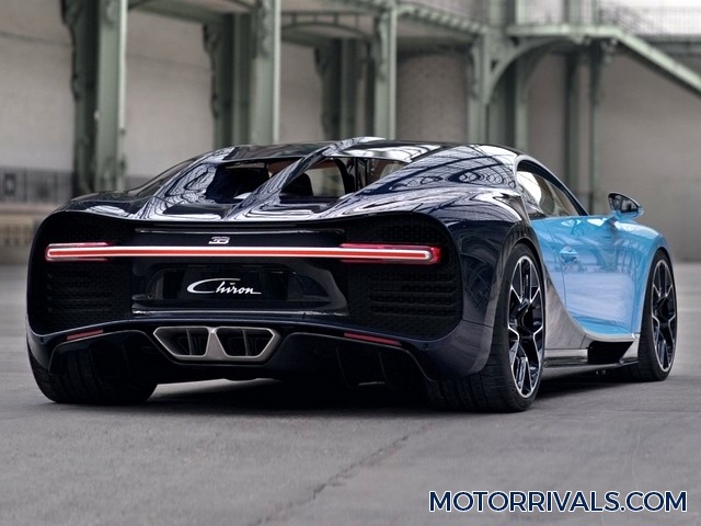 2017 Bugatti Chiron Rear Side View