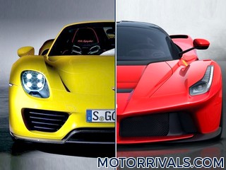 2016 Porsche 918 Spyder vs 2016 Ferrari LaFerrari